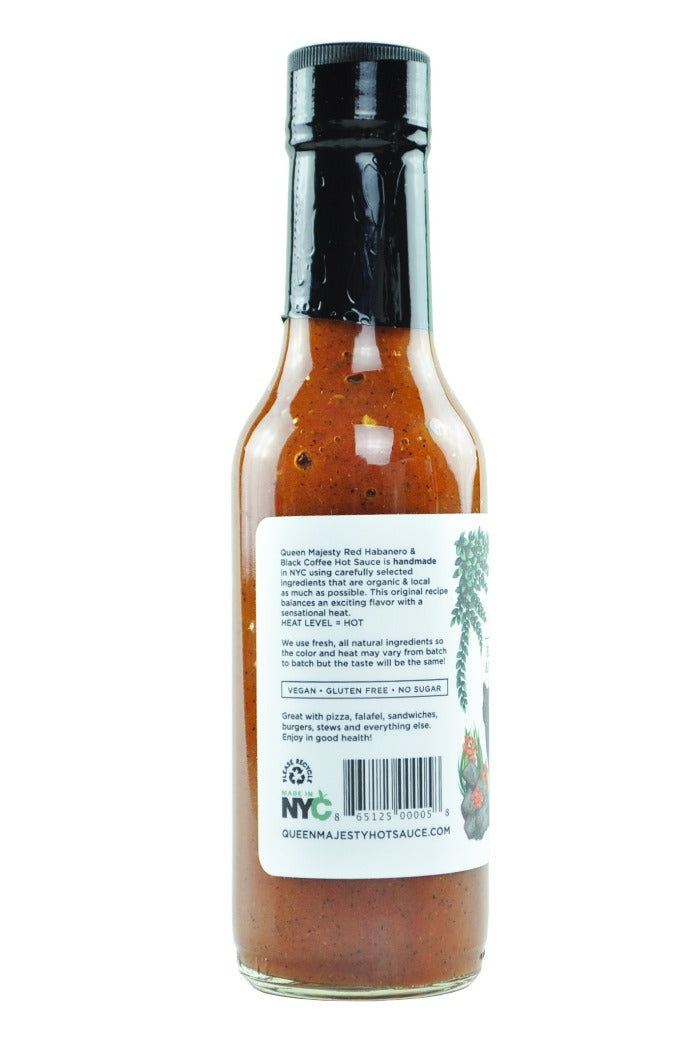 Red Habanero & Black Coffee Hot Sauce | Queen Majesty O3