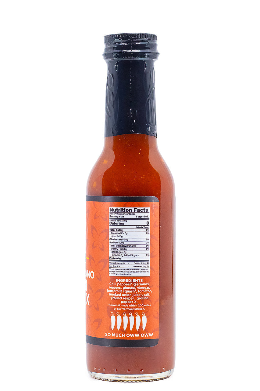 Smoked Serrano Squash Reaper X | Butterfly Bakery X7