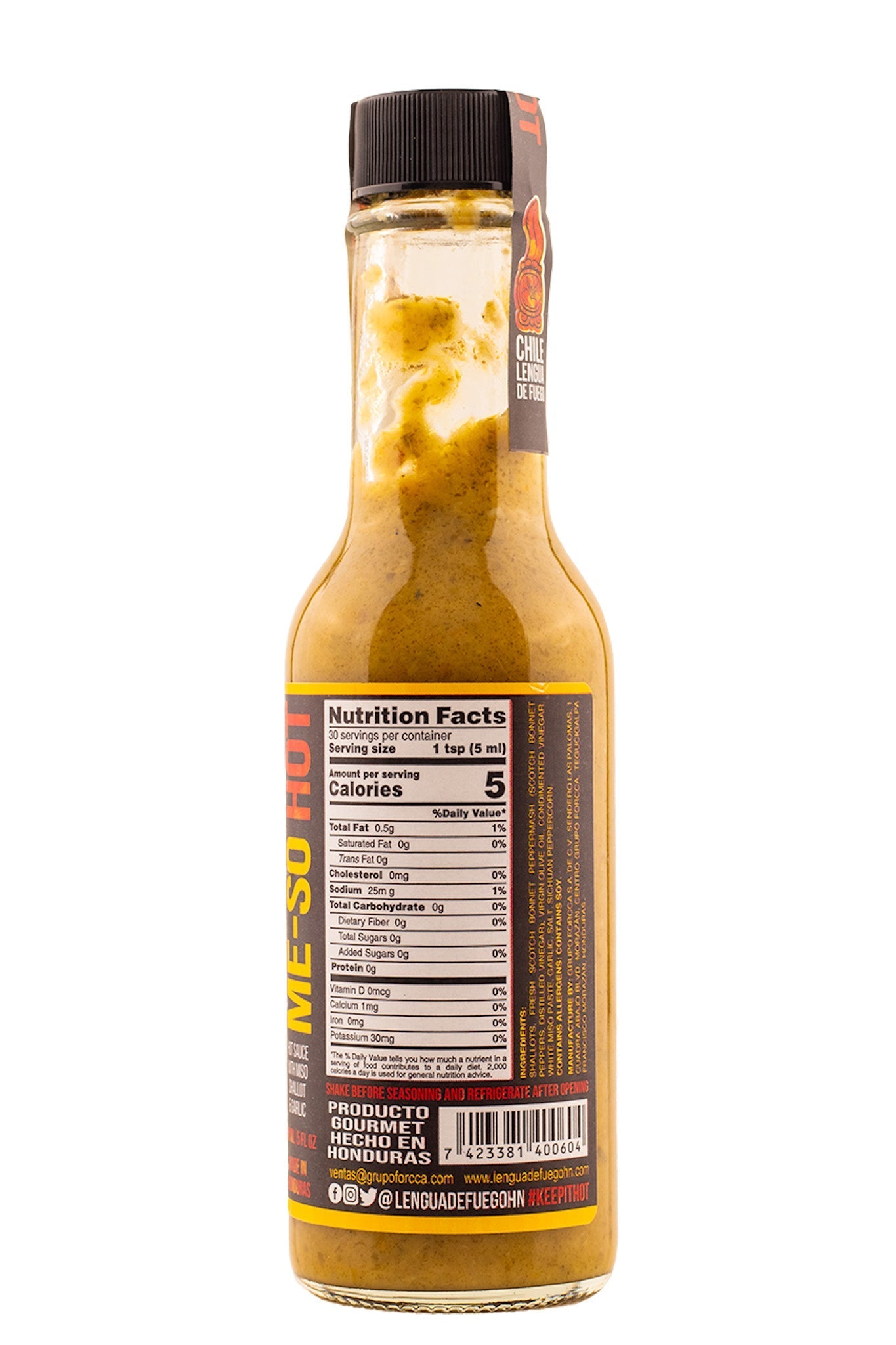 Me-So Hot Miso Shallot | Chile Lengua de Fuego C6