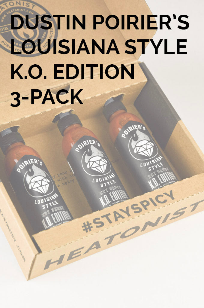 Dustin Poirier Hot Sauce - KO Edition 3 Pack P7