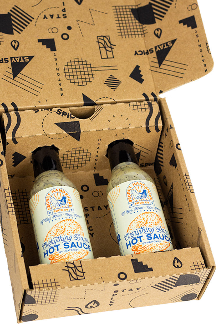 Secret Handshake Food Co Everything Bagel Hot Sauce 2-Pack C4