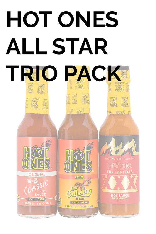 All Star Hot Sauce Trio Pack | Hot Ones Hot Sauce H3