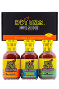 Hot Ones BBQ Trio Pack (Hot Honey / Caribbean / Smoked Serrano) H4