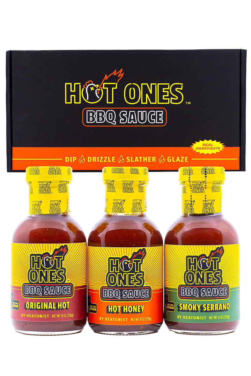 Hot Ones BBQ Trio Pack (Original / Hot Honey / Smoked Serrano) J5
