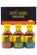 Hot Ones BBQ Trio Pack (Original / Smoked Serrano / Caribbean) W9