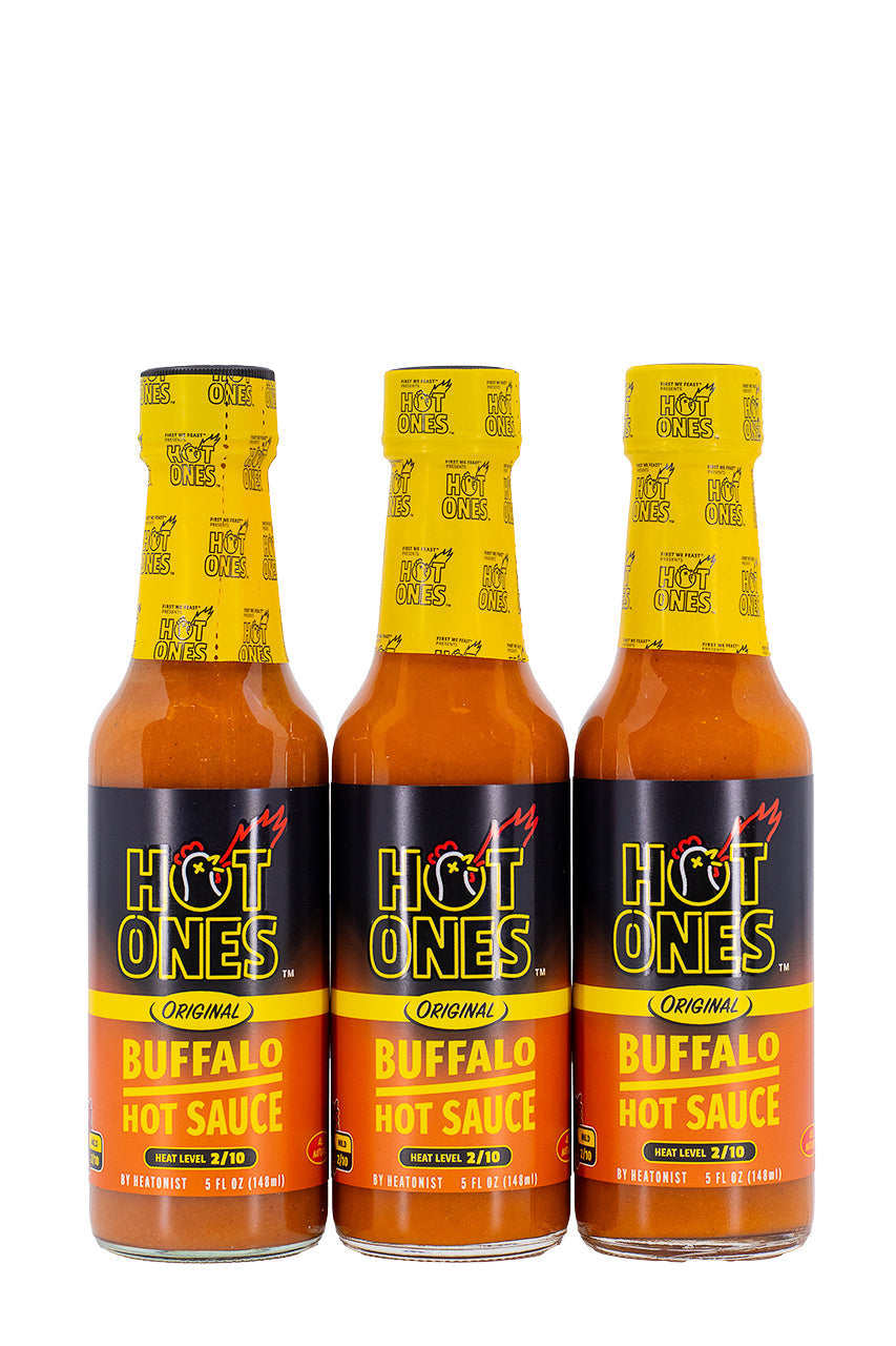 Buffalo Hot Sauce 3-Pack | Hot Ones Hot Sauce Q1