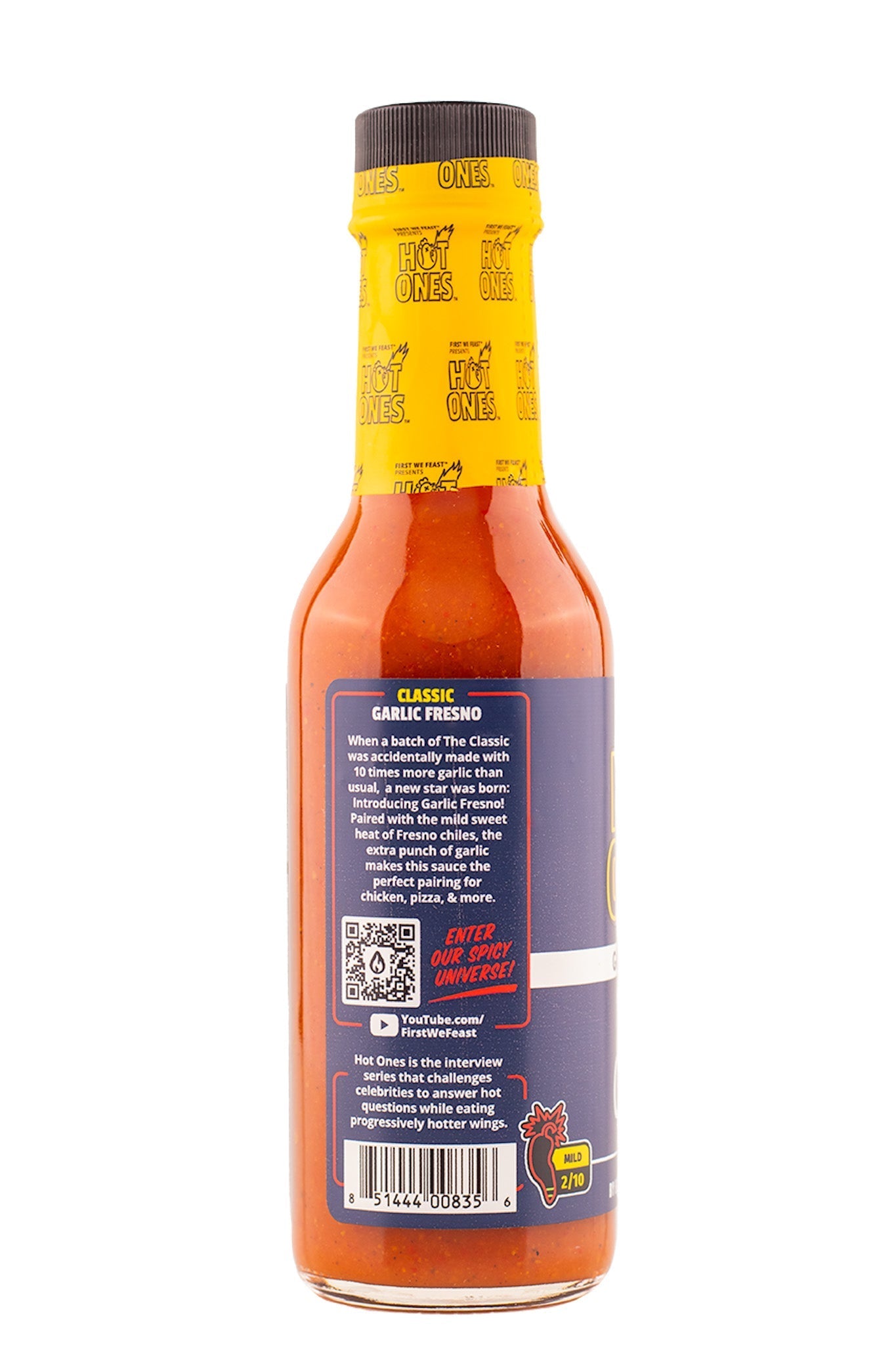 The Classic - Garlic Fresno Edition | Hot Ones Hot Sauce-C R3