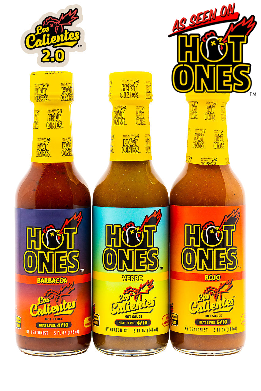 Los Calientes Trio Pack | Hot Ones Hot Sauce J1
