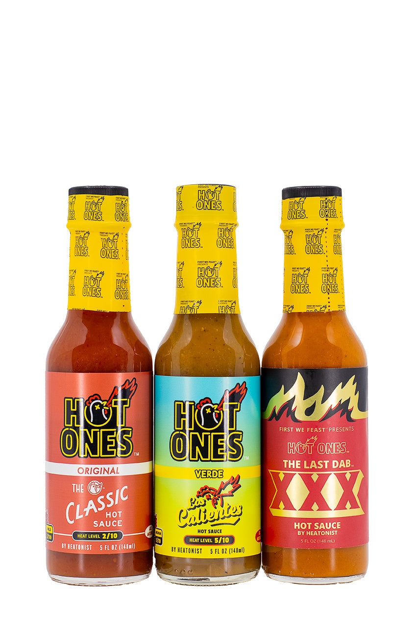 Hot Ones Trio Pack - Original | Hot Ones Hot Sauce I6