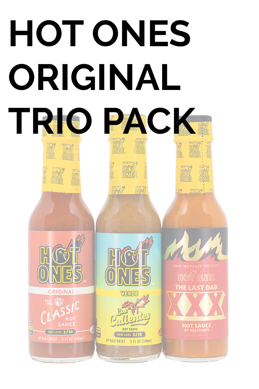 Hot Ones Trio Pack - Original | Hot Ones Hot Sauce I6