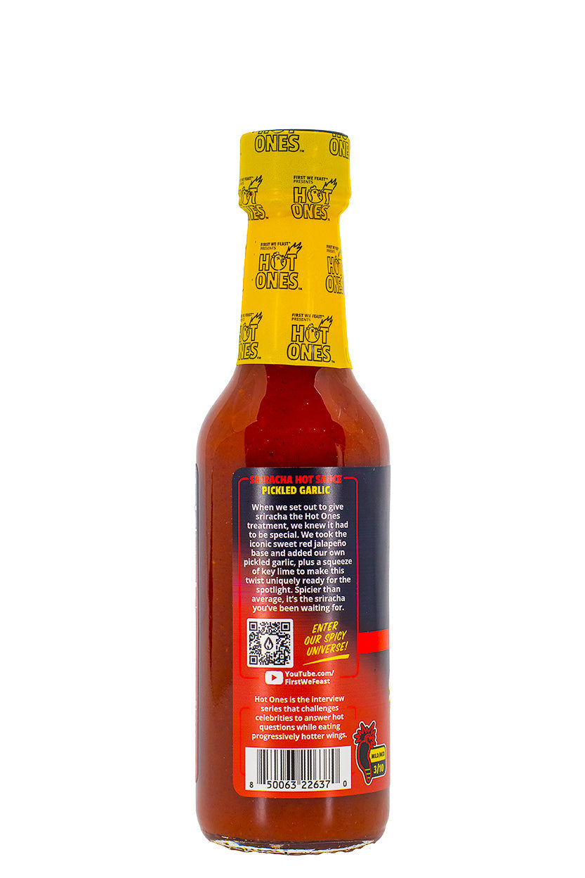 Pickled Garlic Sriracha | Hot Ones Hot Sauce Z4