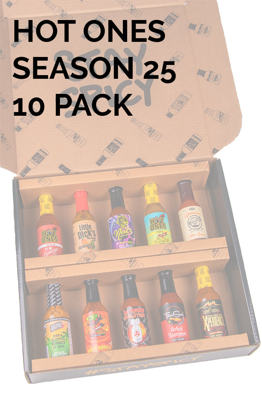 Hot Ones Hot Sauce 10 Pack - Season 25 Q2