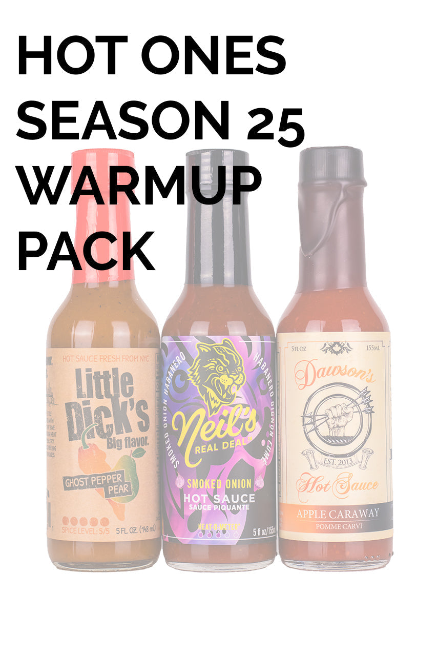 Hot Ones Hot Sauce Warmup Pack - Season 25 Q8