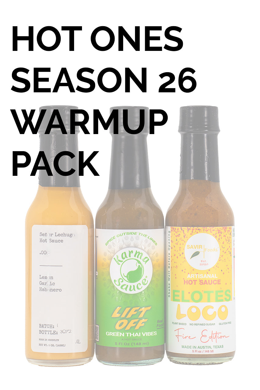 Hot Ones Hot Sauce Warmup Pack - Season 26 W0