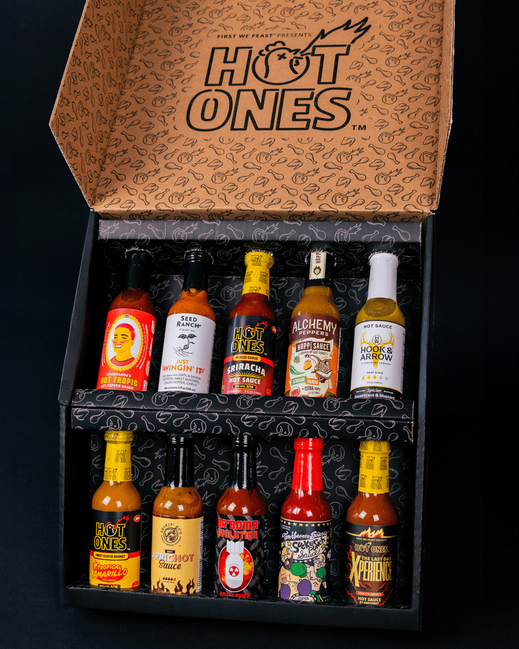 Hot Ones Hot Sauce 10 Pack - Season 27 K0