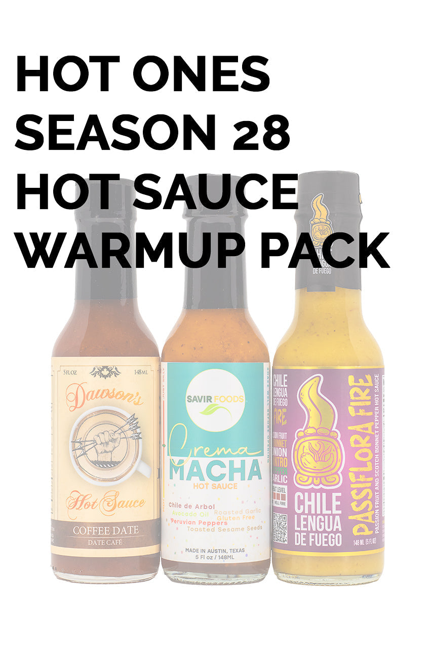 Hot Ones Hot Sauce Warm Up Pack - Season 28 Y7