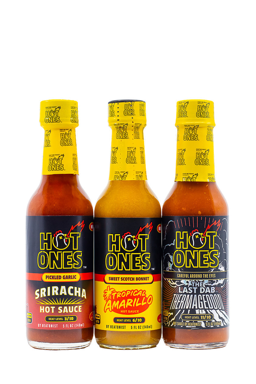 Hot Ones Hot Sauce Trio Pack - Season 29 Y6