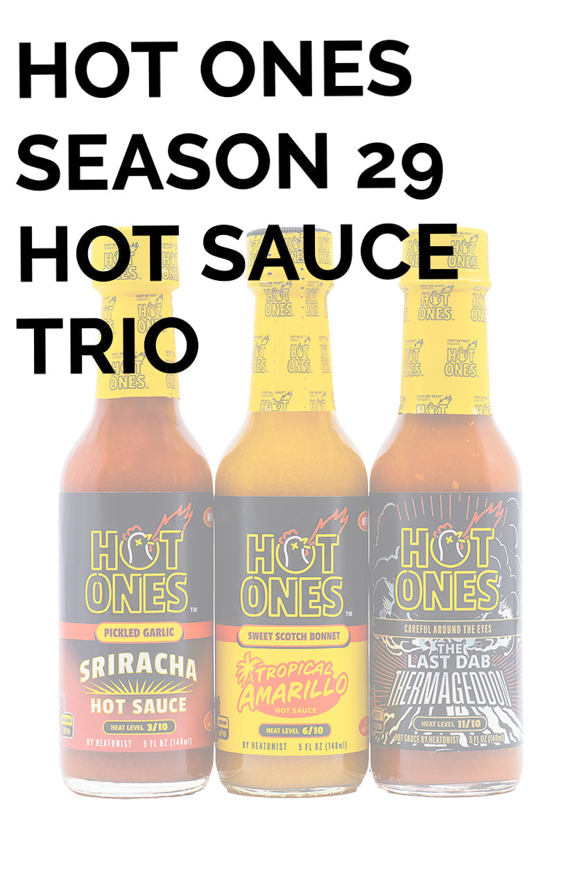Hot Ones Hot Sauce Trio Pack - Season 29 Y6