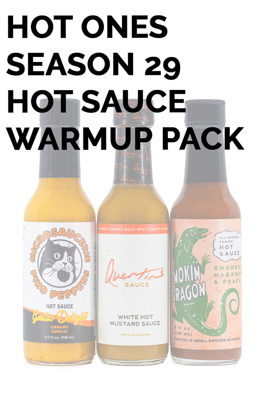 Hot Ones Hot Sauce Warm Up Pack - Season 29 Q2