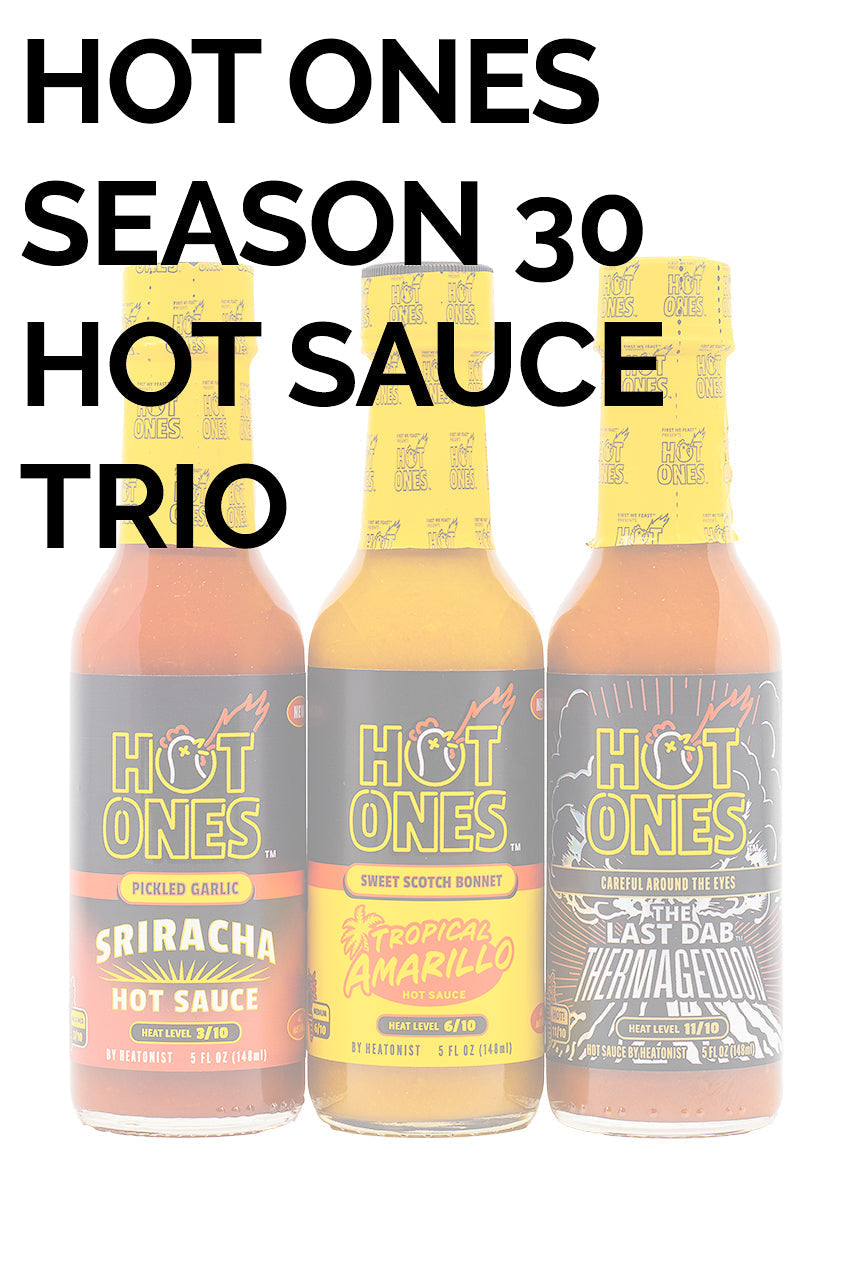 Hot Ones Hot Sauce Trio Pack - Season 30 I0