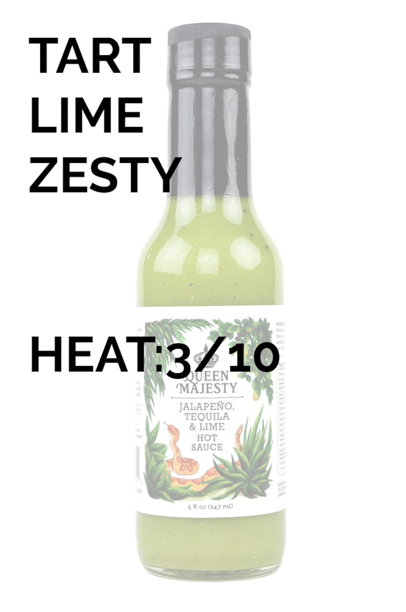 Jalapeno Tequila Lime Hot Sauce | Queen Majesty K3