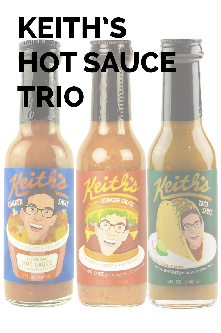 Keith's Hot Sauce Trio Pack S9