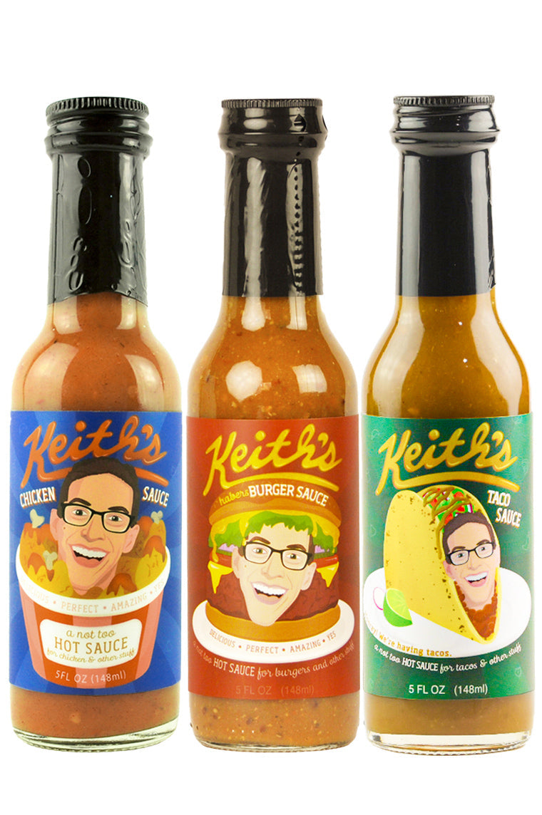 Keith's Hot Sauce Trio Pack S9