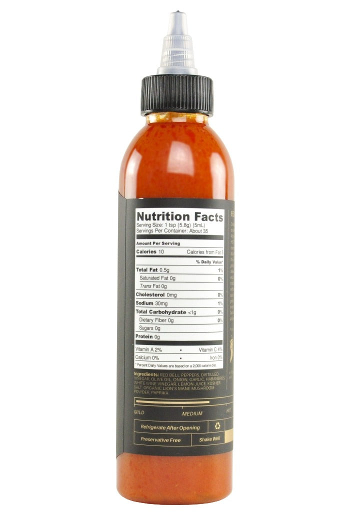 HEATONIST No. 4 Lion's Mane Piri Piri Hot Sauce | Heartbeat Hot Sauce Q2