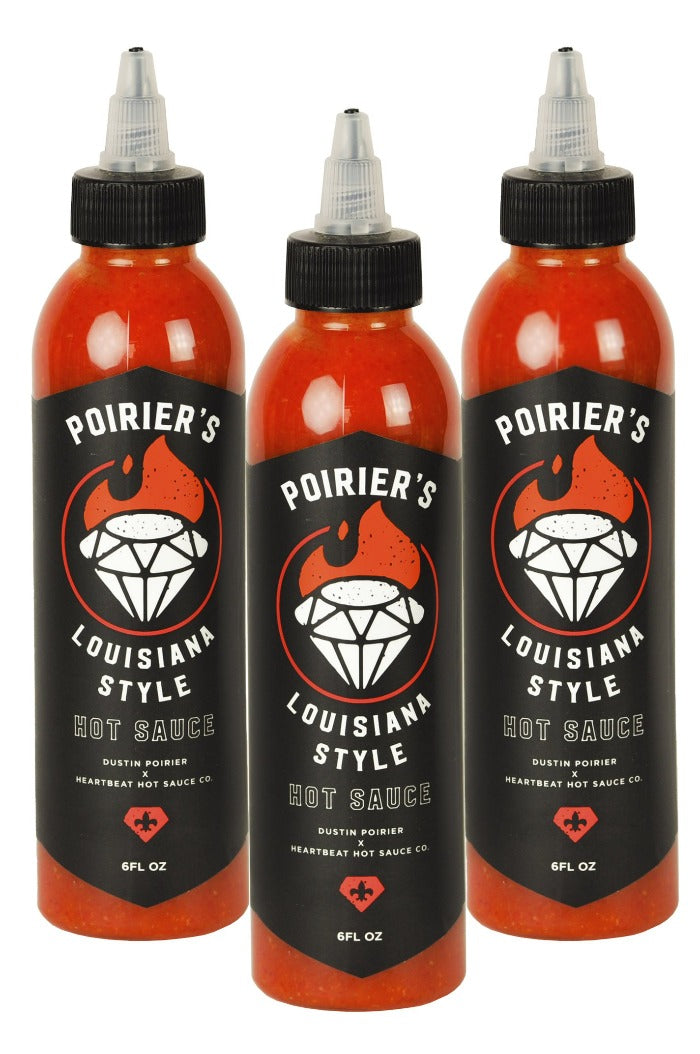 Dustin Poirier Hot Sauce 3 Pack | HEATONIST T6