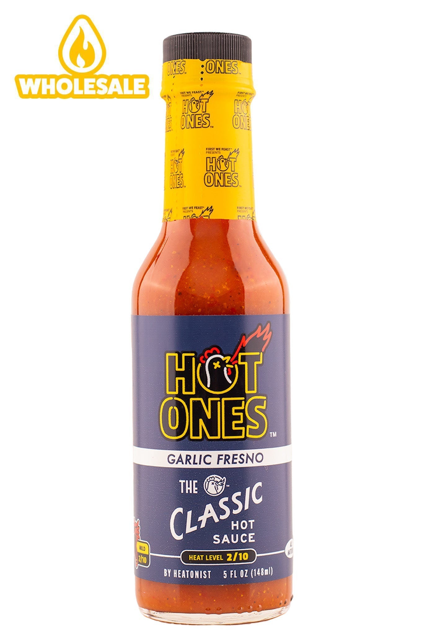 The Classic - Garlic Fresno Edition | Hot Ones Hot Sauce-C R3