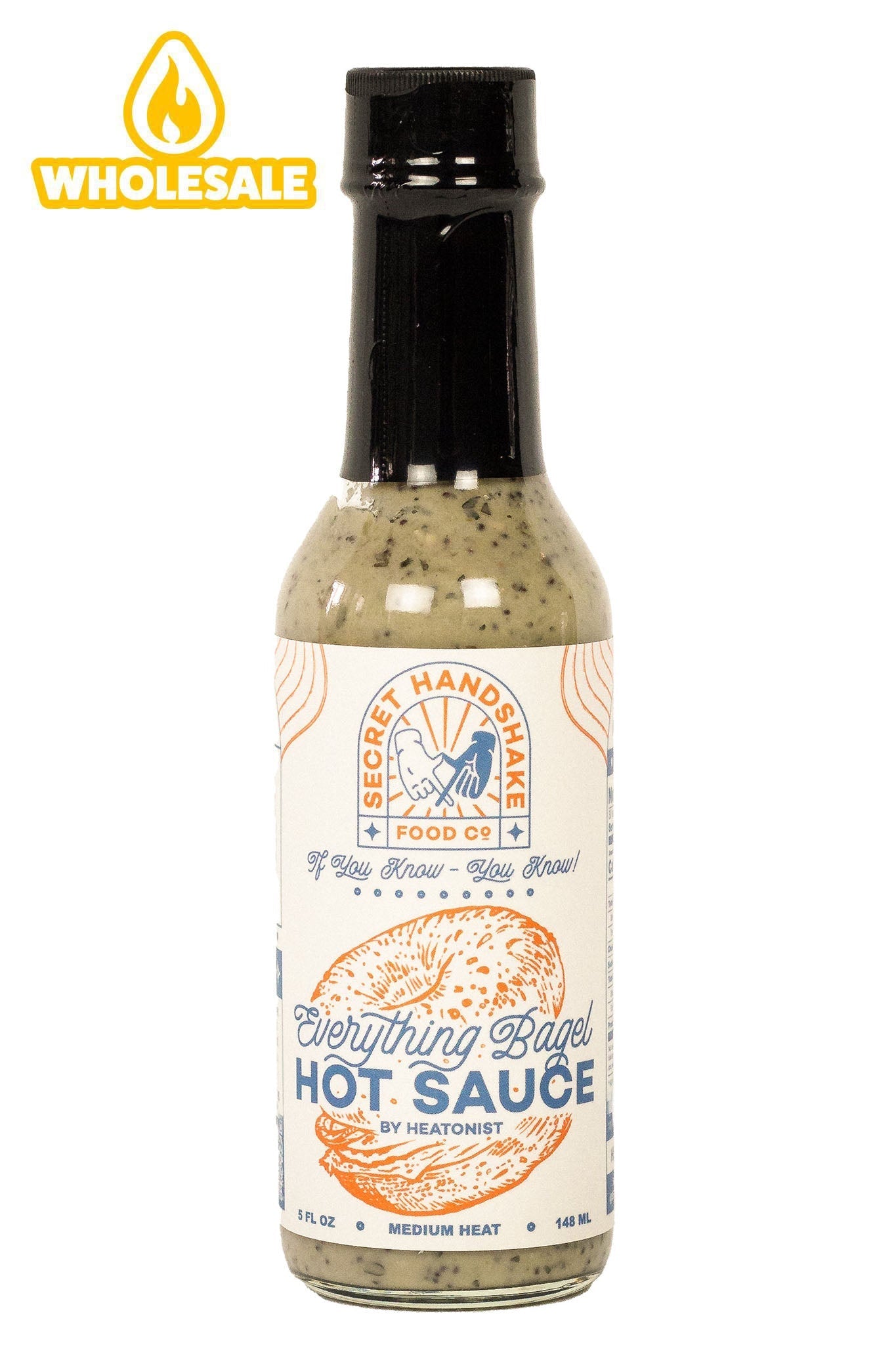 Everything Bagel Hot Sauce | Secret Handshake Food Co-C H8