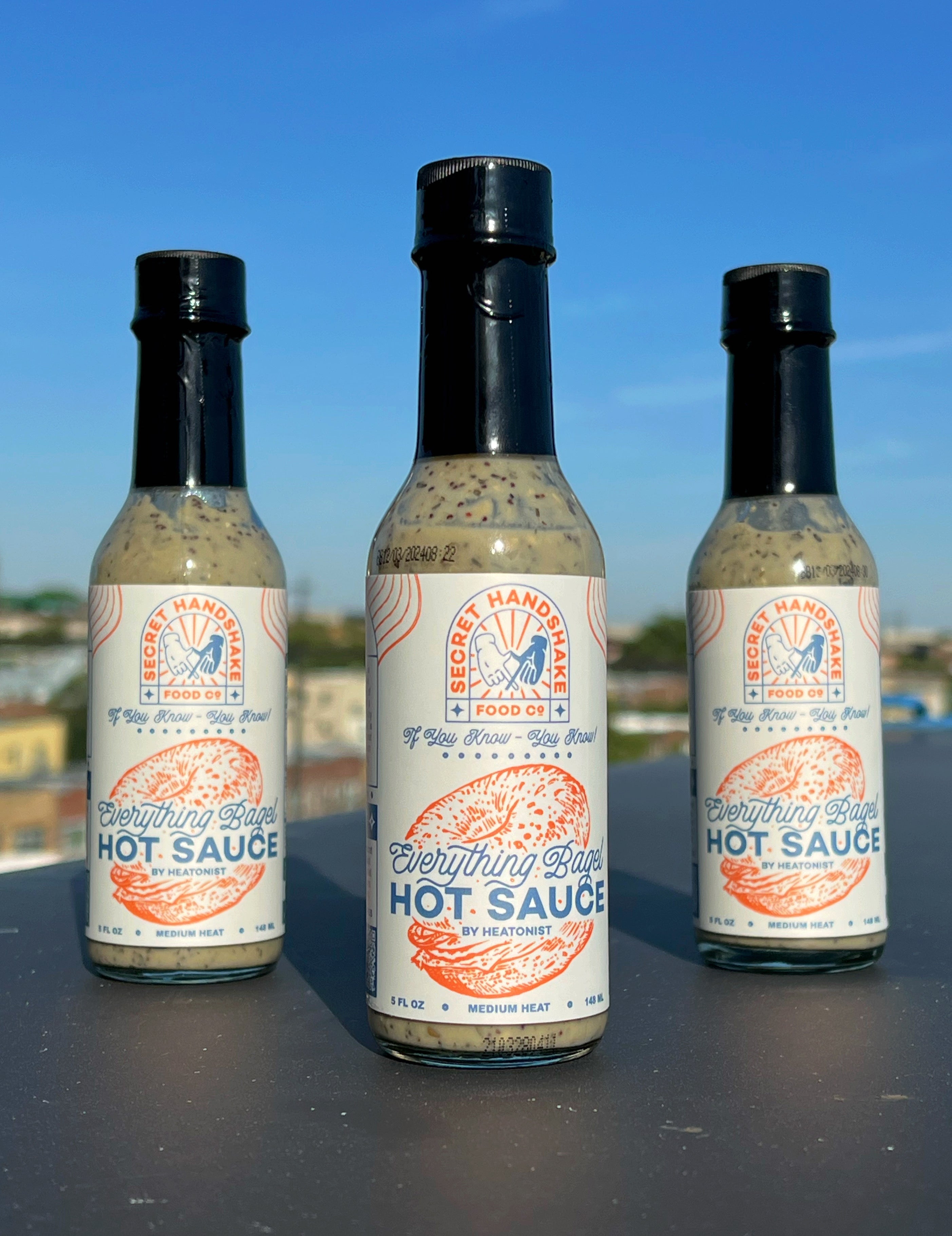 Everything Bagel Hot Sauce | Secret Handshake Food Co L8