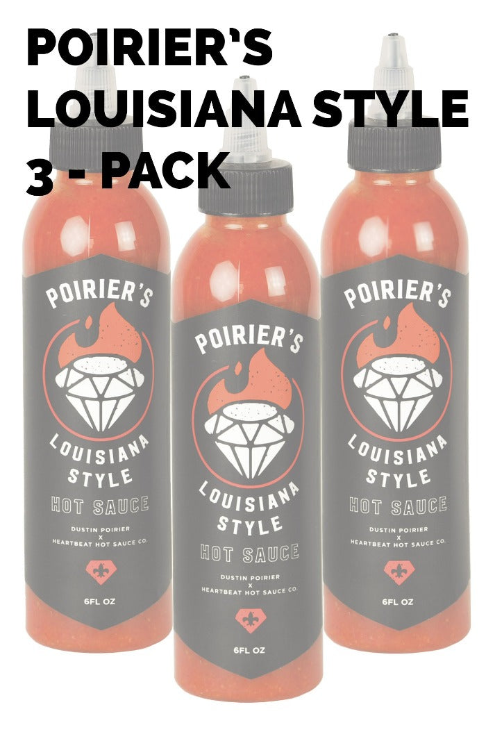 Dustin Poirier Hot Sauce 3 Pack | HEATONIST T6